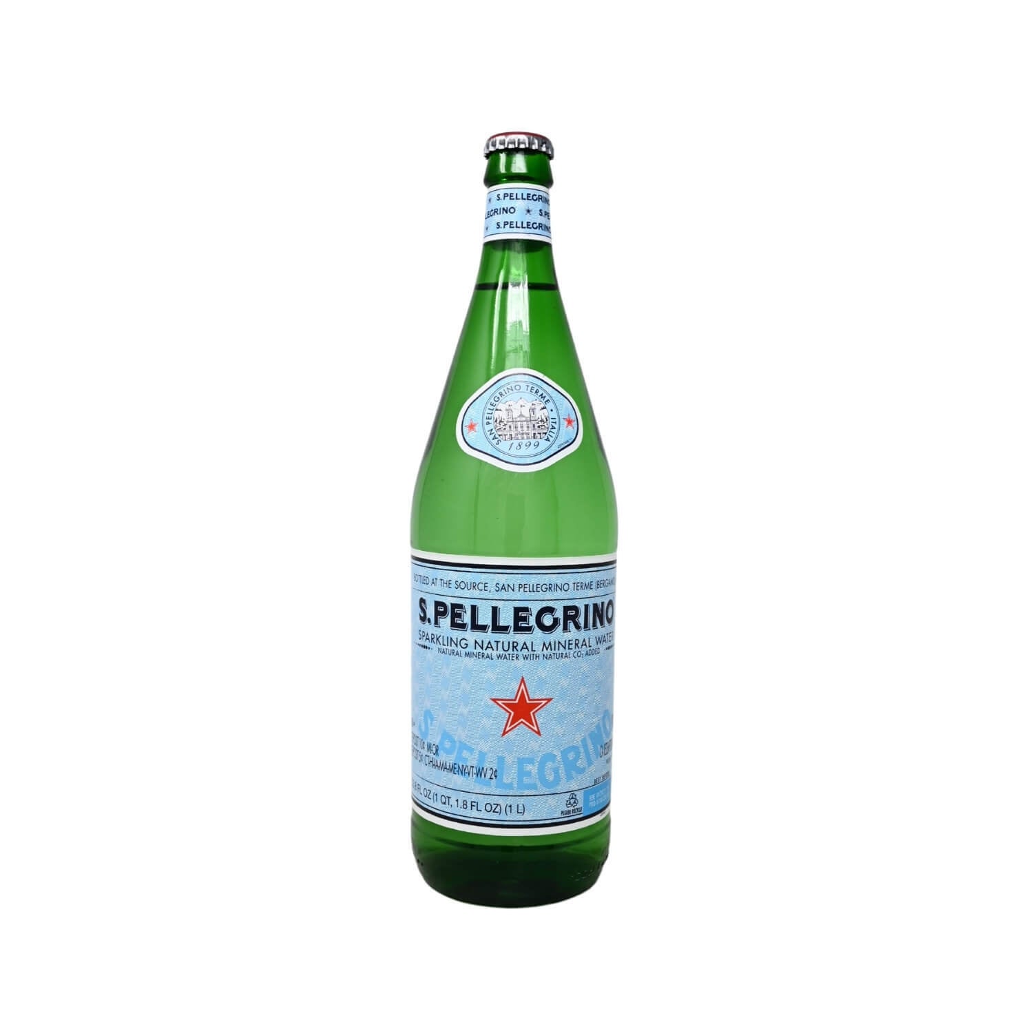 East Coast San Pellegrino 1L Glass Sparkling Water - San