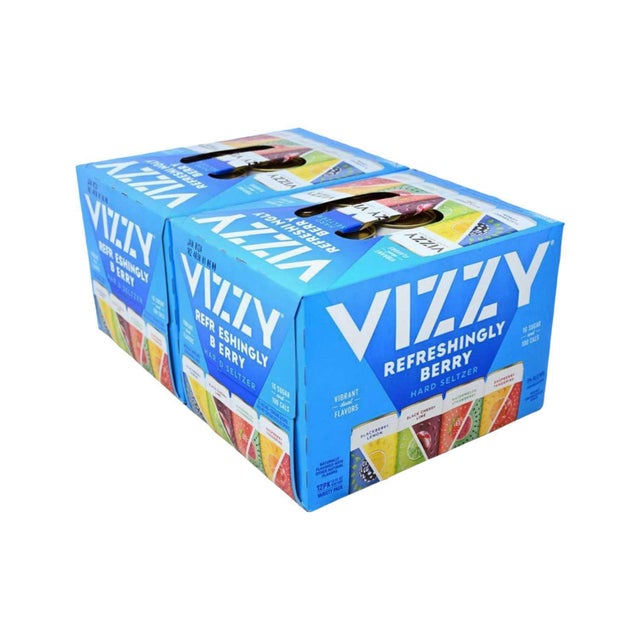 VIZZY Hard Seltzer Refreshingly Berry Variety Pack #2 - 12pk/12 fl oz Slim  Cans